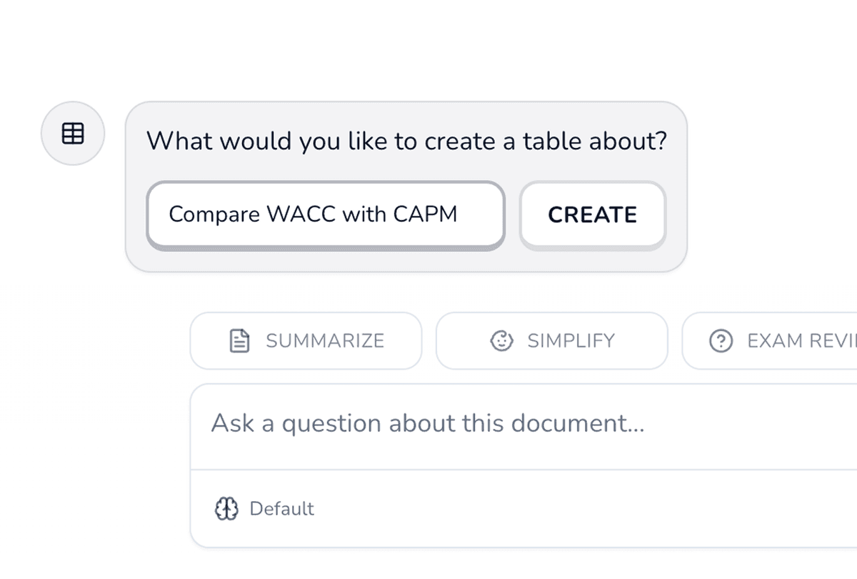 Konversations-KI-Oberfläche mit Nachrichtenblasen
