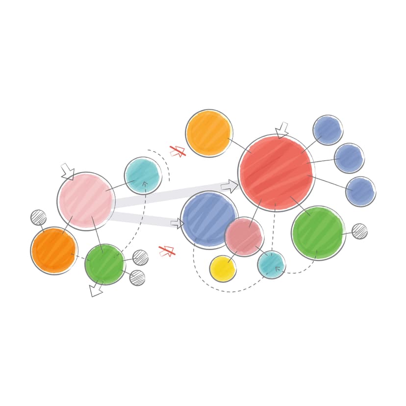 Study group collaborating on shared AI-generated materials