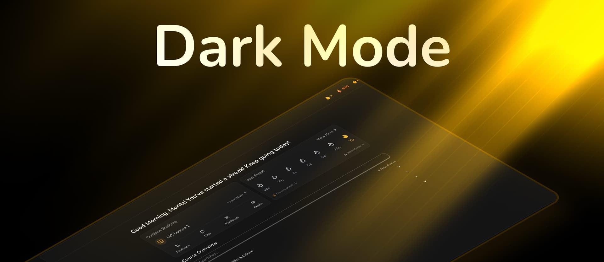 Dark Mode & UI-Verbesserungen