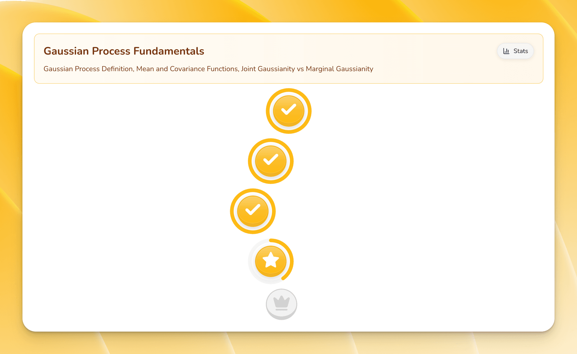 AI Practice Test Generator interface showing generated practice questions