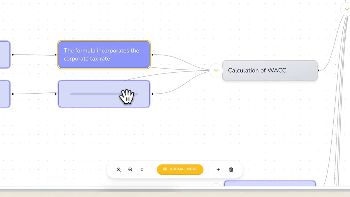 AI Mind Map Maker creating visual concept maps from a PDF