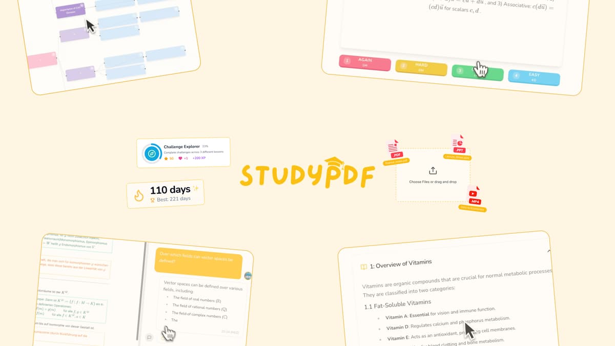 AI Study Guide Generator - Create study guides from slides, PDFs, and lecture notes for free