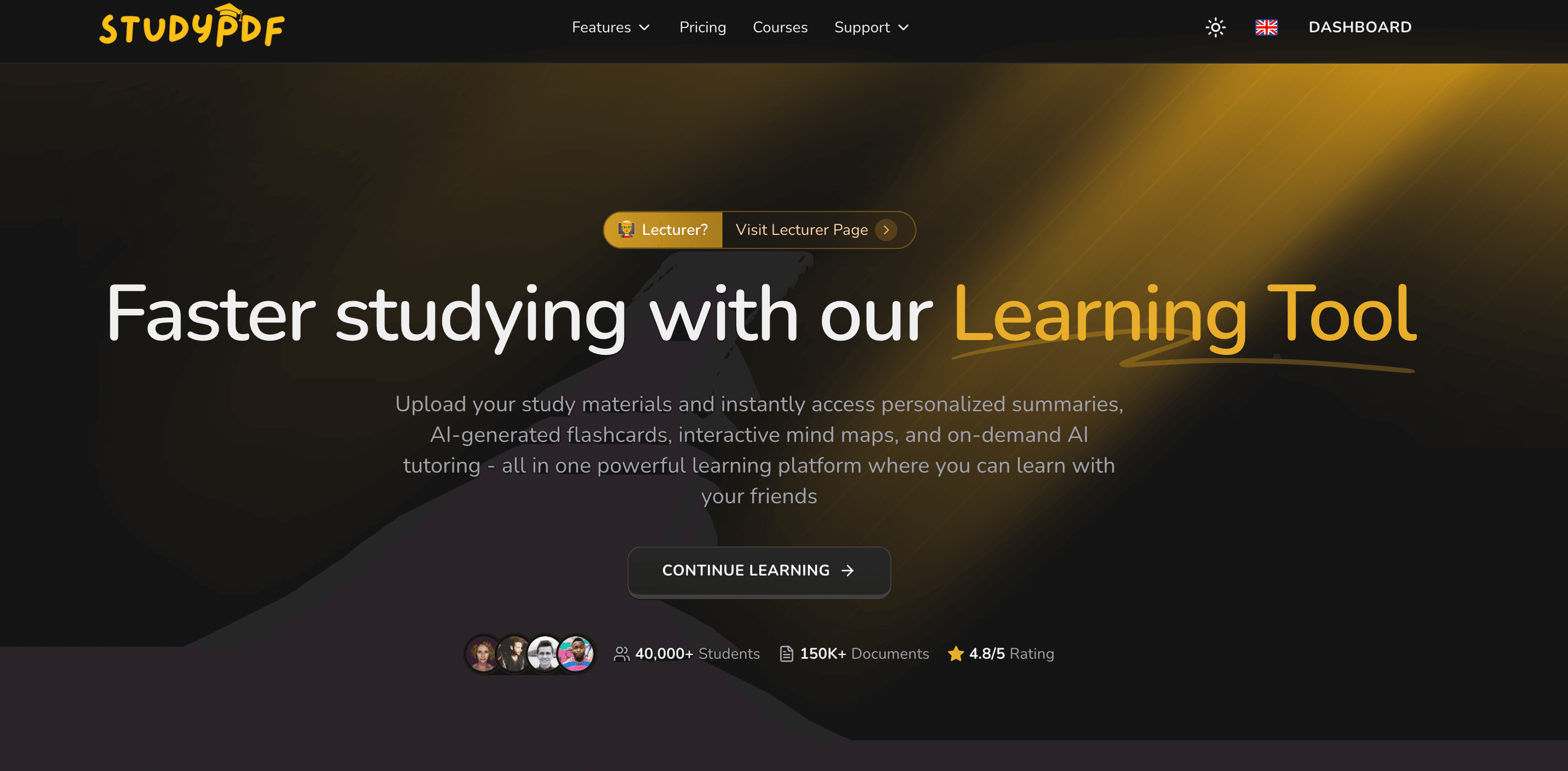 StudyPDF mit automatischer Mind-Map-Generierung aus Studieninhalten